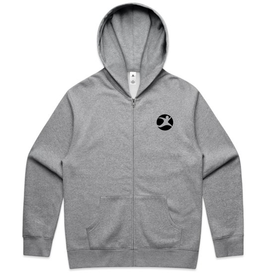 Relax Zip Hood Heather