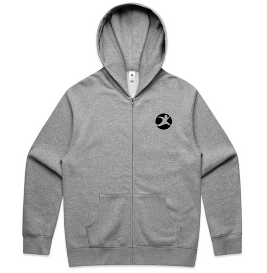 Relax Zip Hood Heather